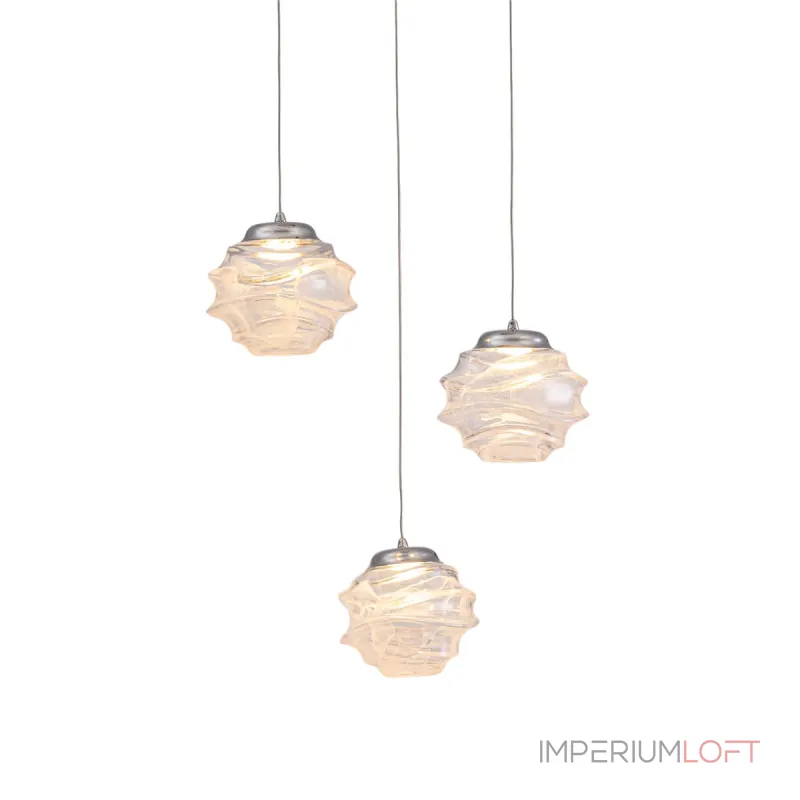 Подвесной светильник Delight Collection MD25030003-3A chrome/clear