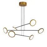 Подвесная люстра Delight Collection MD19001002 MD19001002-6A black/gold