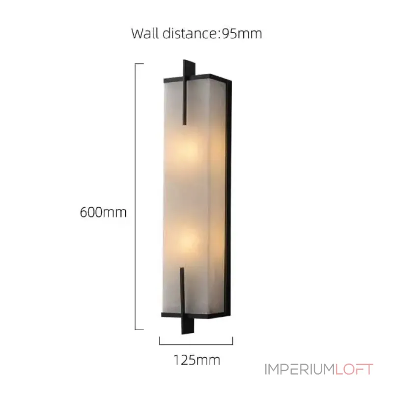 Настенный светильник Delight Collection Wall lamp MT8856-2W black