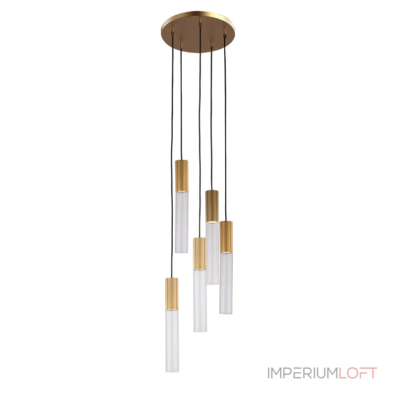 Подвесной светильник Delight Collection Flume MD2045-5A ant.brass