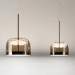 Подвесной светильник Delight Collection Equatore 9705P/L amber/copper