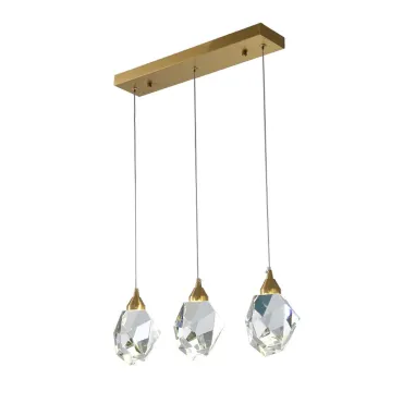 Подвесной светильник Delight Collection Crystal rock II 9701P/3L brass Подвесной светильник Delight Collection Crystal rock II 9701P/3L brass