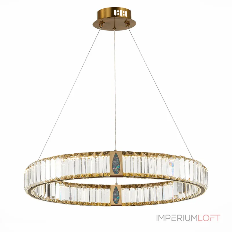 Подвесная люстра Delight Collection D8016 D8016P/R/D600 gold/clear