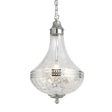 Подвесная люстра Delight Collection French Empire Glass KG0544P-4 nickel Подвесная люстра Delight Collection French Empire Glass KG0544P-4 nickel