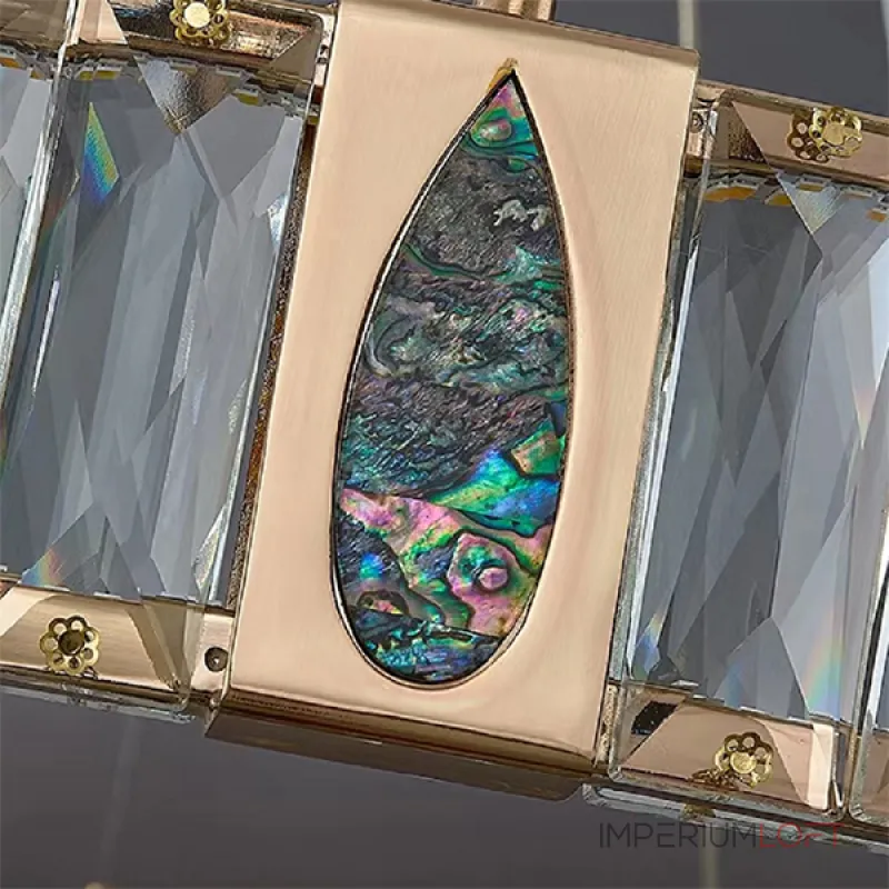 Подвесная люстра Delight Collection D8016 D8016P/R/D600 gold/clear