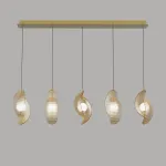 Подвесной светильник Delight Collection MD24030035 MD24030035-5B brass/amber