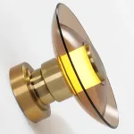 Настенно-потолочный светильник Delight Collection 8665 8665W/S gold/amber