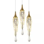 Подвесной светильник Delight Collection Goddess Tears P68009L-3/R gold