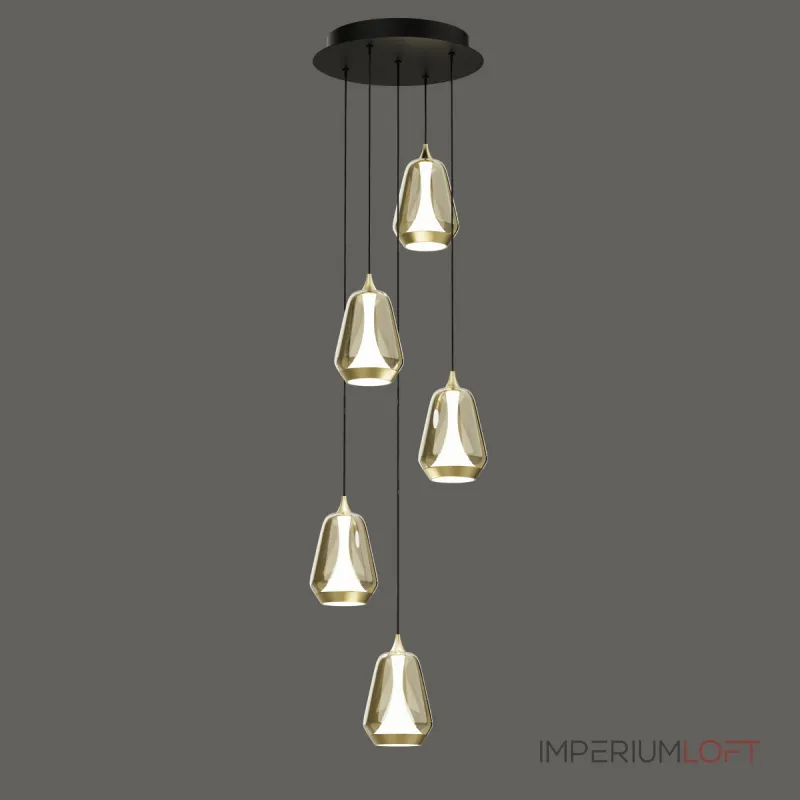 Подвесной светильник Delight Collection MD24001011 MD24001011-5A brass/champagne Подвесной светильник Delight Collection MD24001011 MD24001011-5A brass/champagne