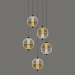 Подвесной светильник Delight Collection MD24022079 MD24022079-5A black/amber