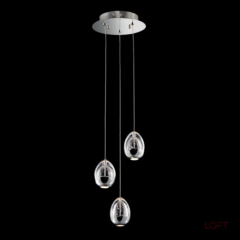Подвесной светильник Delight Collection Terrene MD13003023-3A chrome Подвесной светильник Delight Collection Terrene MD13003023-3A chrome