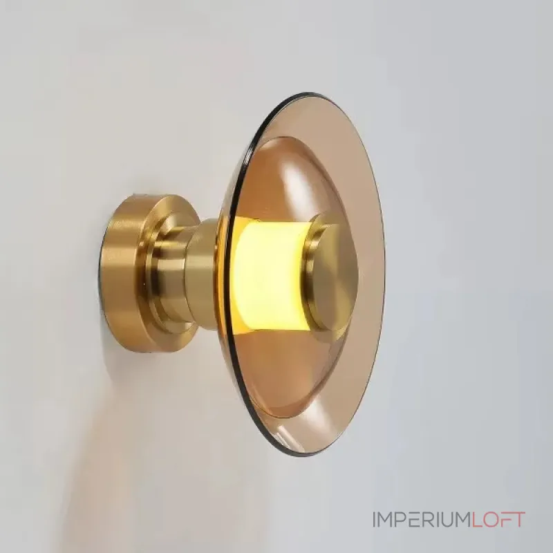 Настенно-потолочный светильник Delight Collection 8665 8665W/S gold/amber