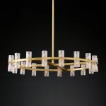 Люстра на штанге Delight Collection Arcachon KM1000P-36 brass
