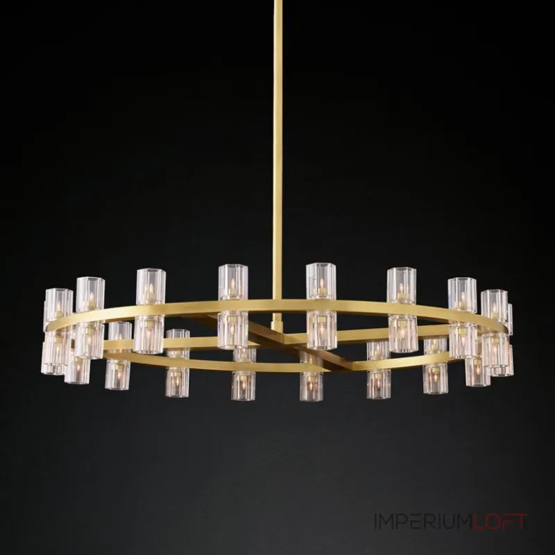 Люстра на штанге Delight Collection Arcachon KM1000P-36 brass