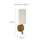 Настенный светильник Delight Collection Wall lamp MT8865-1W brass