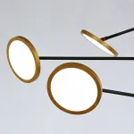 Подвесная люстра Delight Collection MD19001002 MD19001002-6A black/gold