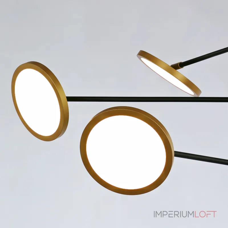 Подвесная люстра Delight Collection MD19001002 MD19001002-6A black/gold