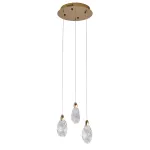 Подвесной светильник Delight Collection OD2440 OD2439-3 gold/clear