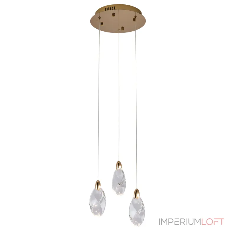 Подвесной светильник Delight Collection OD2440 OD2439-3 gold/clear