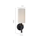Настенный светильник Delight Collection Wall lamp MT8865-1W black