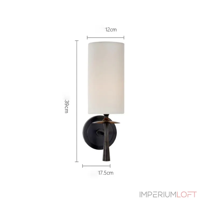 Настенный светильник Delight Collection Wall lamp MT8865-1W black