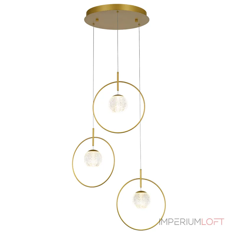 Подвесной светильник Delight Collection Elliot Diamante MD21001043-3A gold Подвесной светильник Delight Collection Elliot Diamante MD21001043-3A gold