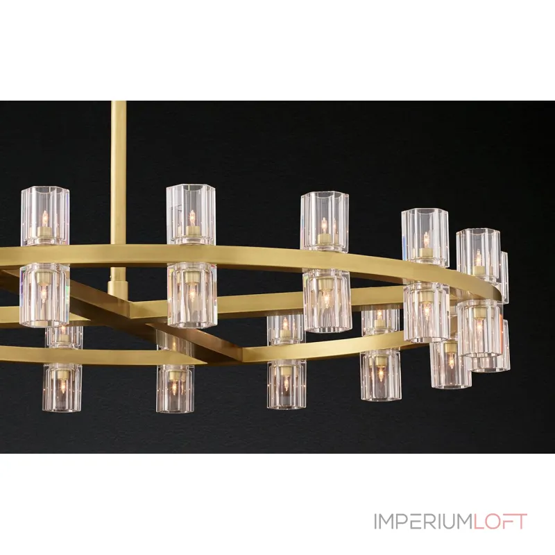 Люстра на штанге Delight Collection Arcachon KM1000P-36 brass