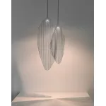 Подвесной светильник Delight Collection Harpe 5046P/L satin nickel