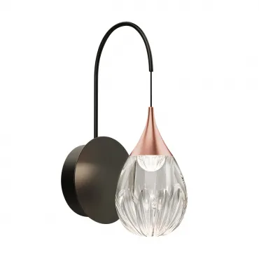 Светильник настенный Delight Collection Stilla MB24001004-1A copper/clear