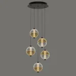 Подвесной светильник Delight Collection MD24022079 MD24022079-5A black/amber