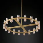 Люстра на штанге Delight Collection Arcachon KM1000P-36 brass