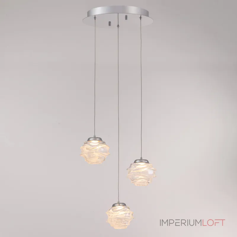 Подвесной светильник Delight Collection MD25030003-3A chrome/clear