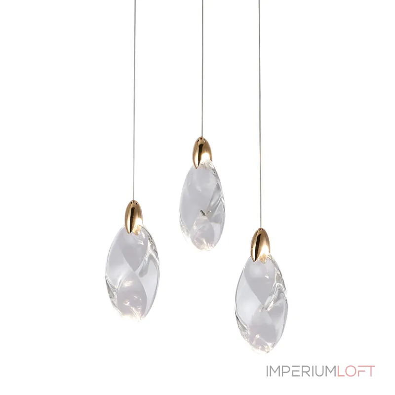 Подвесной светильник Delight Collection OD2440 OD2439-3 gold/clear