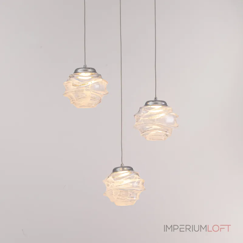 Подвесной светильник Delight Collection MD25030003-3A chrome/clear