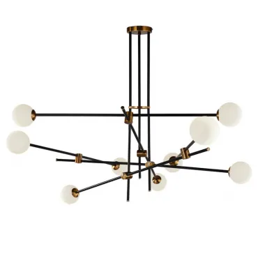 Люстра Delight Collection Bistro Globe 9389P/9 black/gold