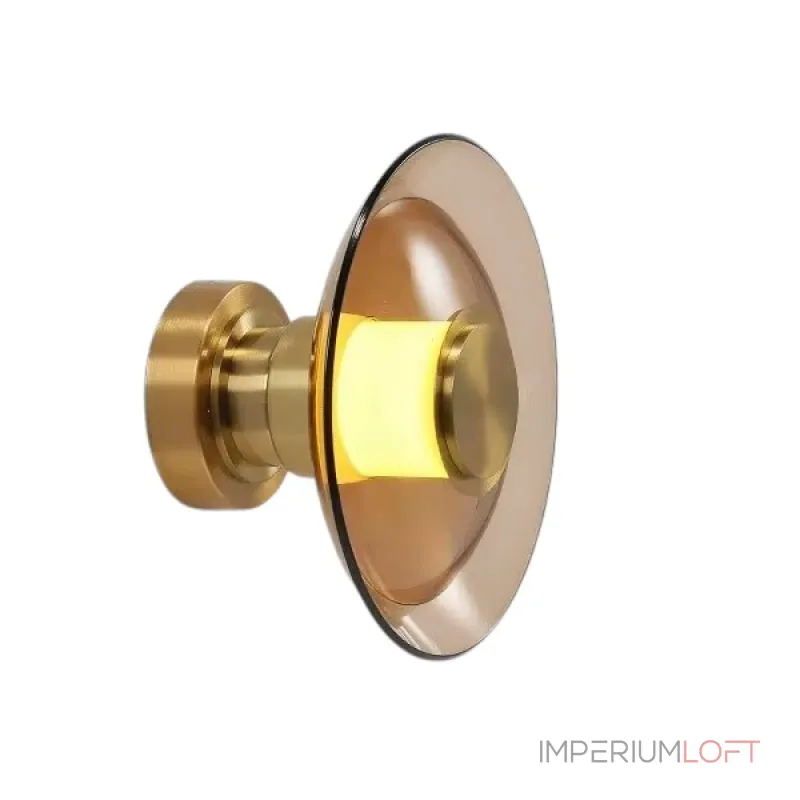 Настенно-потолочный светильник Delight Collection 8665 8665W/S gold/amber