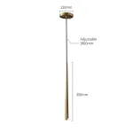 Подвесной светильник Delight Collection MT8863 MT8863-1H antique brass