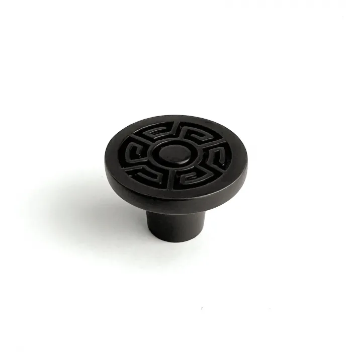 Ручка-кнопка Delight Collection MOS001 MOS002 black от ImperiumLoft