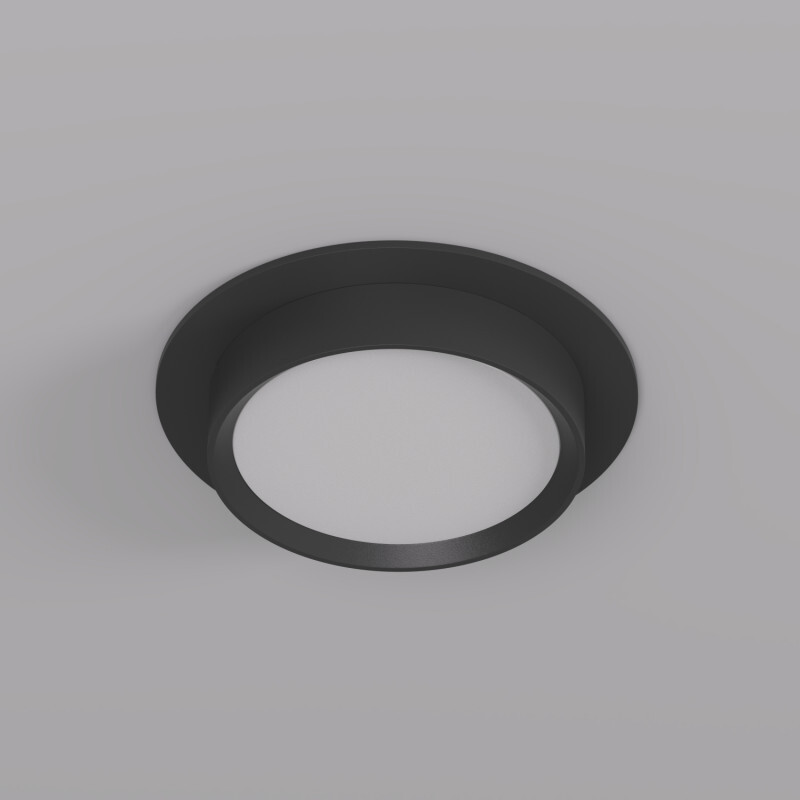 Встраиваемый светильник Denkirs FLAT DK2090-BK