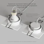 Встраиваемый светильник Denkirs DK2402-BK DK2402-BK