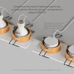 Встраиваемый светильник Denkirs DK2400 DK2422-GD Цвет арматуры золото от ImperiumLoft