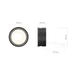 Светодиодный модуль Denkirs Slim Led DK3000-7W-BK
