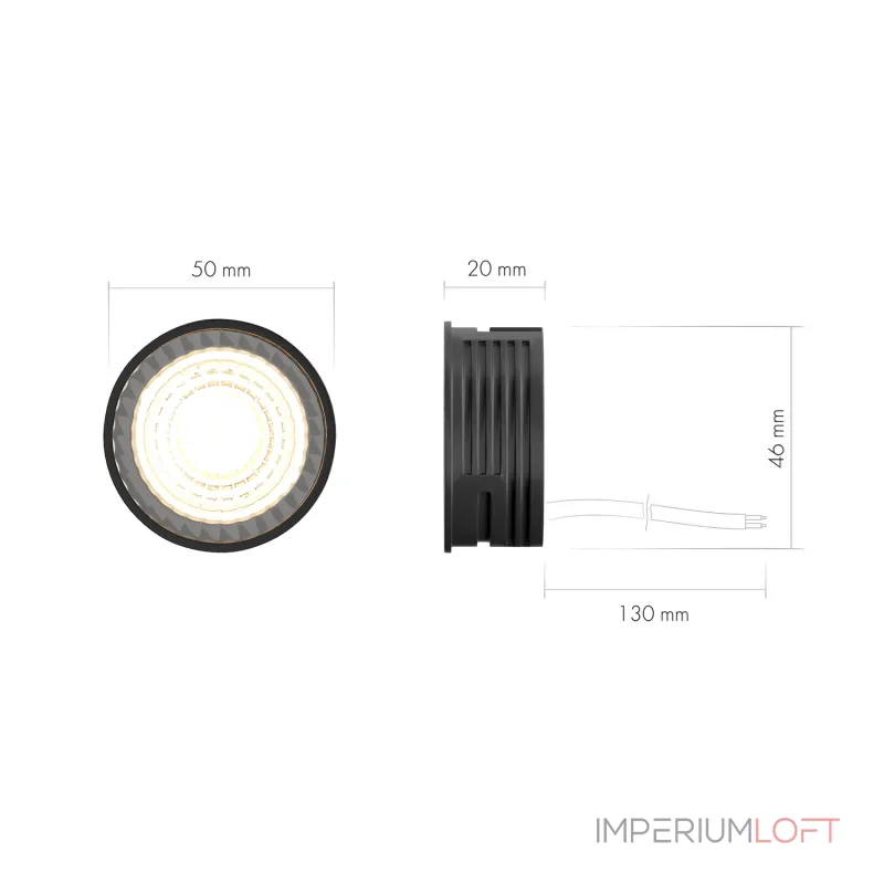 Светодиодный модуль Denkirs Slim Led DK3000-7W-BK