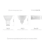 Точечный светильник Denkirs Slim LED DK3000-7W-M