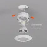 Встраиваемый светильник Denkirs DK3016 DK3016-WH Цвет плафонов белый от ImperiumLoft Встраиваемый светильник Denkirs DK3016 DK3016-WH Цвет плафонов белый от ImperiumLoft