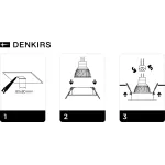Встраиваемый светильник Denkirs DK302 DK3021-BK Цвет арматуры черный