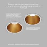 Встраиваемый светильник Denkirs DK3026 DK3026-WG Цвет арматуры золото