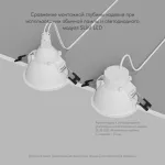 Встраиваемый светильник Denkirs DK3026 DK3026-WG Цвет арматуры золото