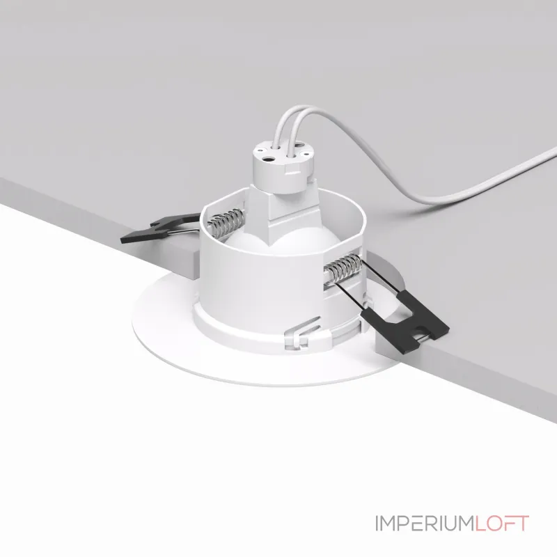 Встраиваемый светильник Denkirs DK3028 DK3028-WH цвет арматуры белый от ImperiumLoft