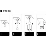 Накладной светильник Denkirs DK303 DK3030-WH Цвет плафонов белый Цвет арматуры белый от ImperiumLoft